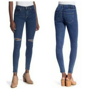 Dr Denim Lexy Second Skin Super Skinny Ripped Sz L